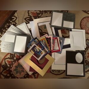 Frame & art mats huge lot of sizes colors designs